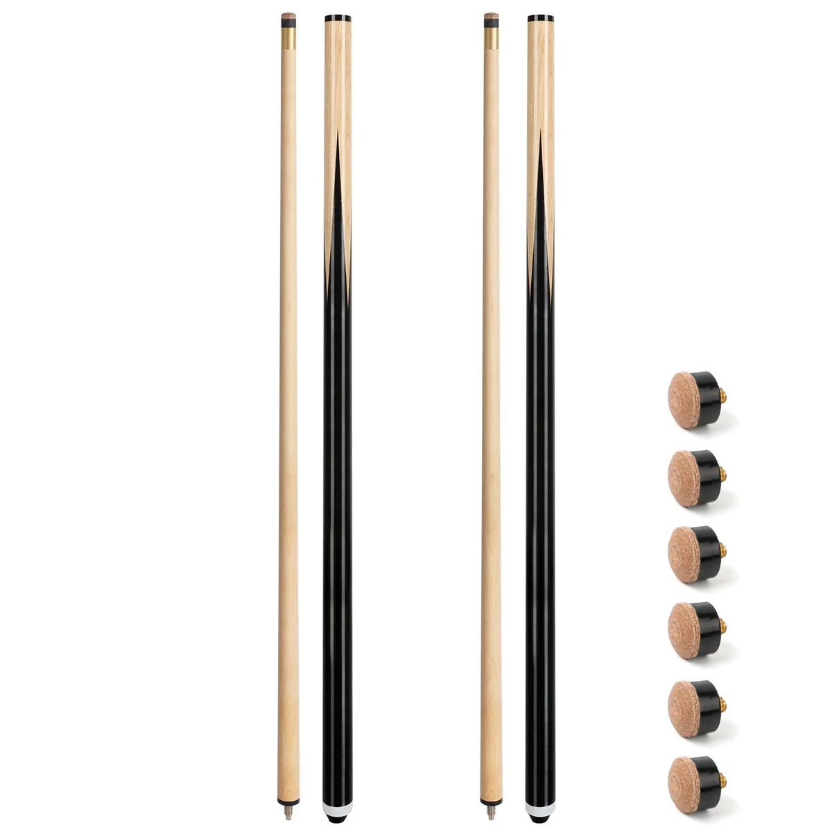 LOTKEY Pool Cue Sticks