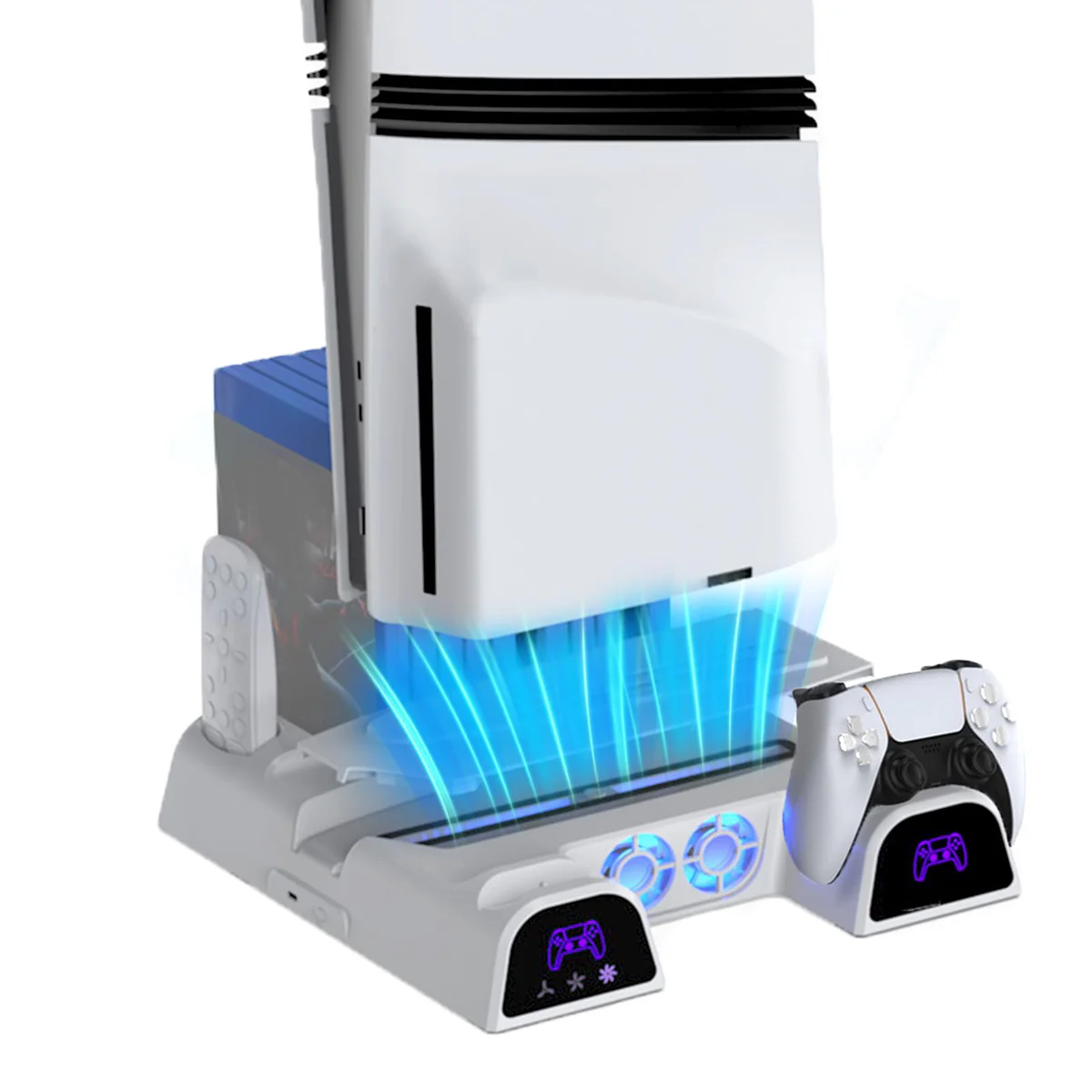 LEPEYMDA Cooling Stand with Dual Controller Charging Station