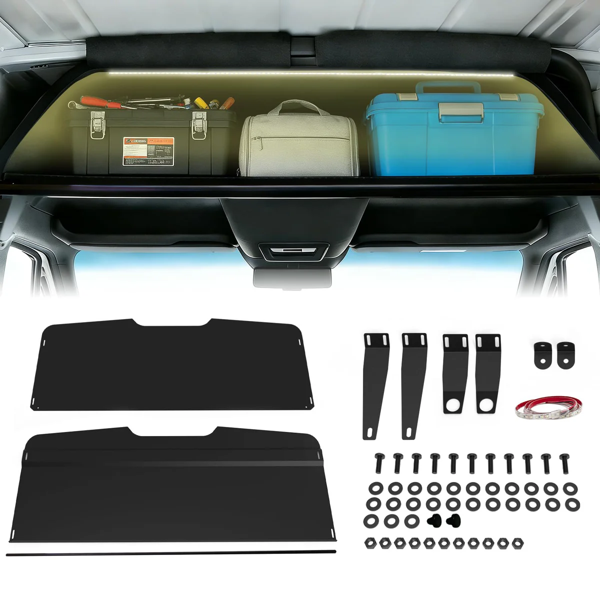 EONECROSS Van Headliner Shelf 