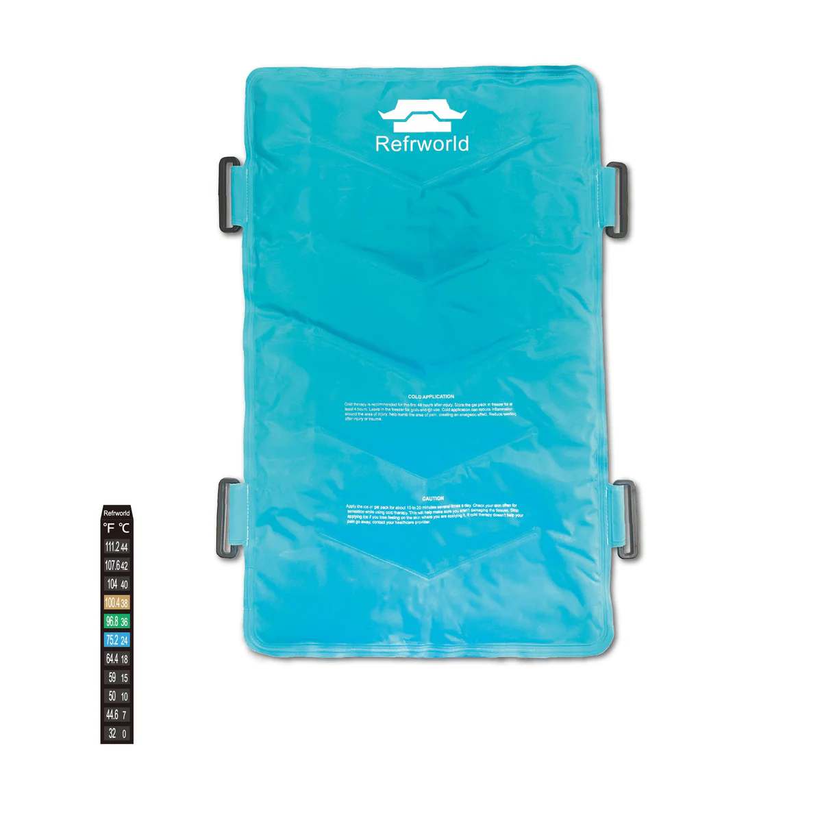 Refrworld Reusable Cold Ice Pack Wrap for Pain Relief