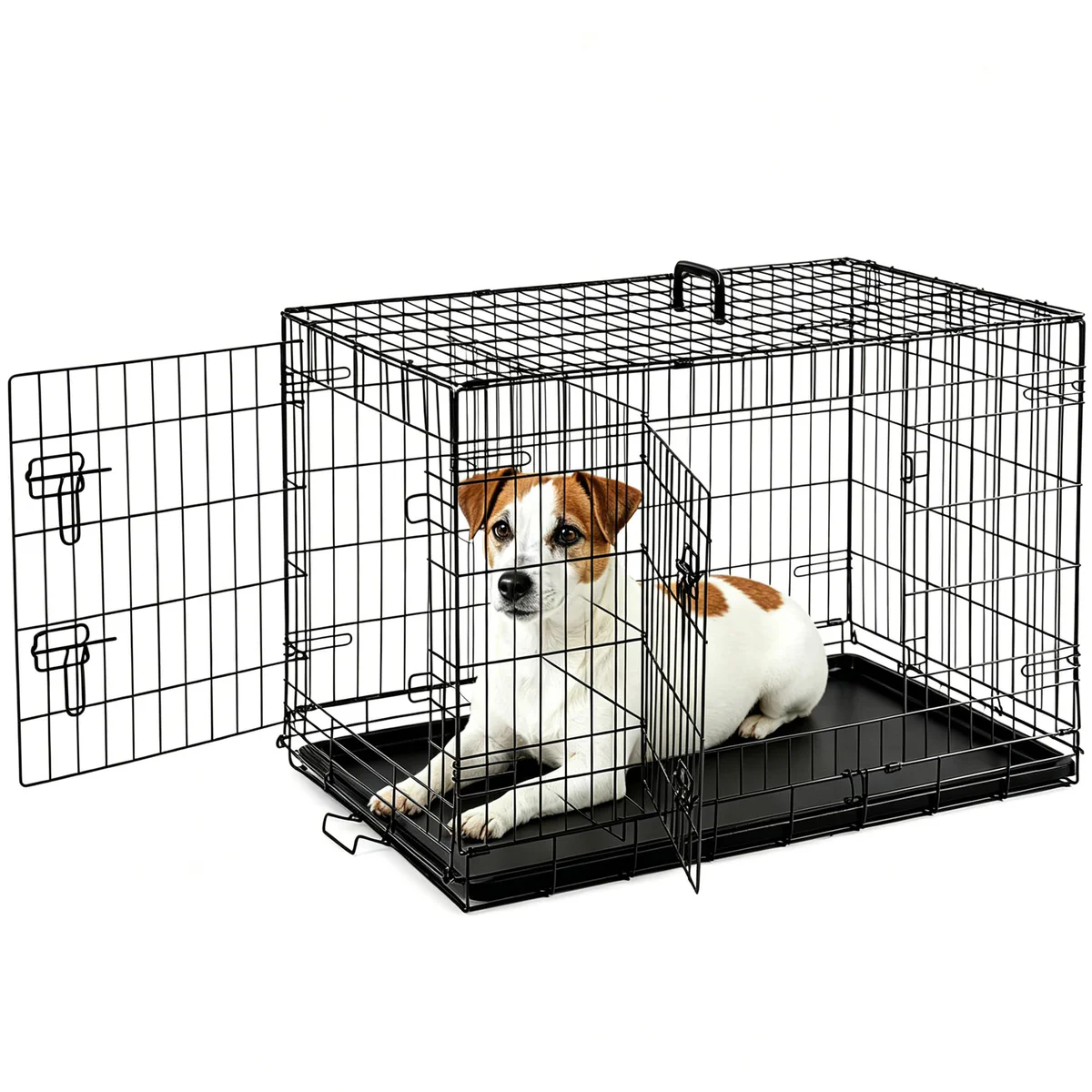 Sweetcrispy Metal Dog Crate