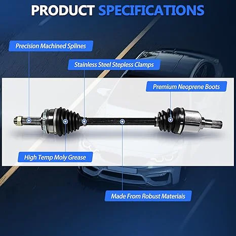 MAXFAVOR Front CV Axle Shaft Assembly
