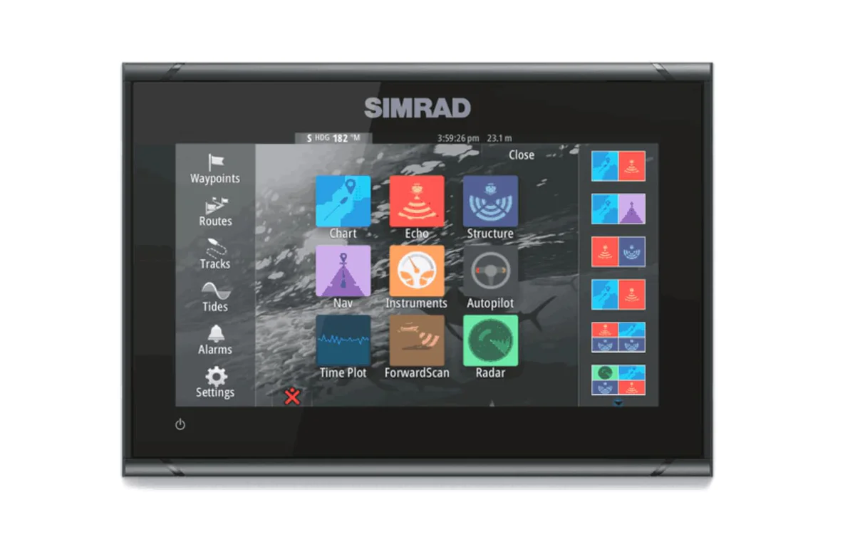 SIMRAD GO Chartplotter & Fish Finder