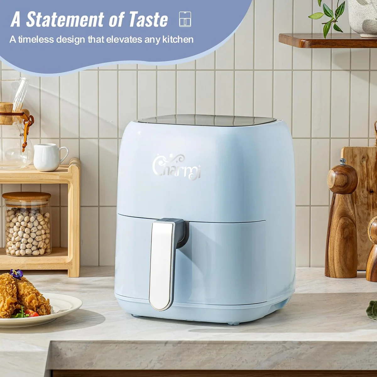 Charmi Air Fryer, Sky Blue