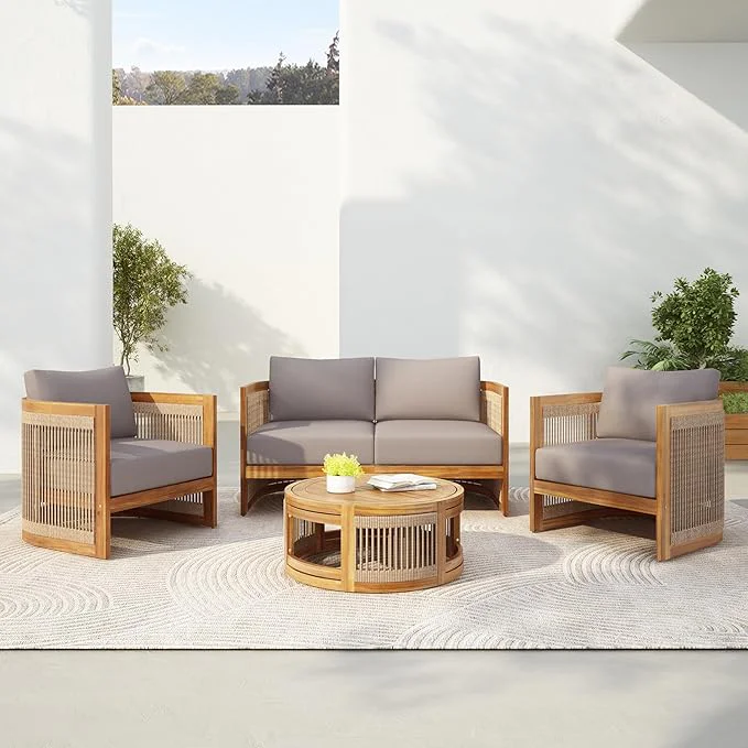 Merax Wood Outdoor Furniture
