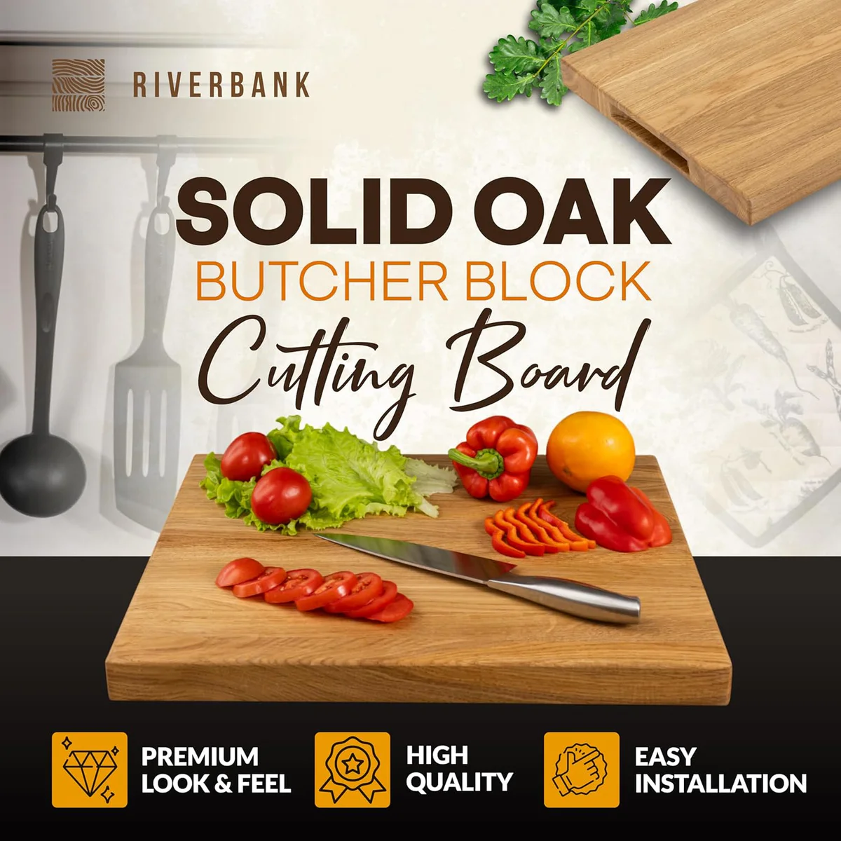 Riverbank Butcher Block Cutting Board