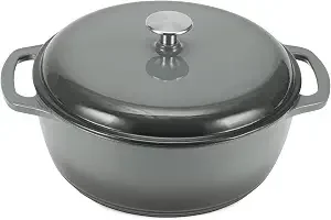 Amazon Basics Cast Iron Dutch Oven 