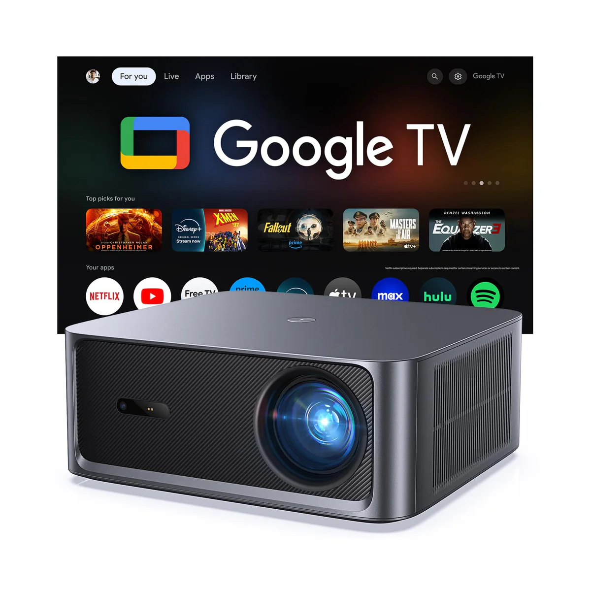 HAPPRUN Google TV Projector
