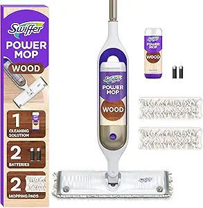   Swiffer Power Mop Wood Floor Cleaning Kit