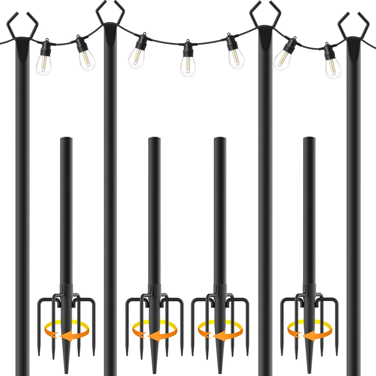 AILBTON 10FT String Light Poles