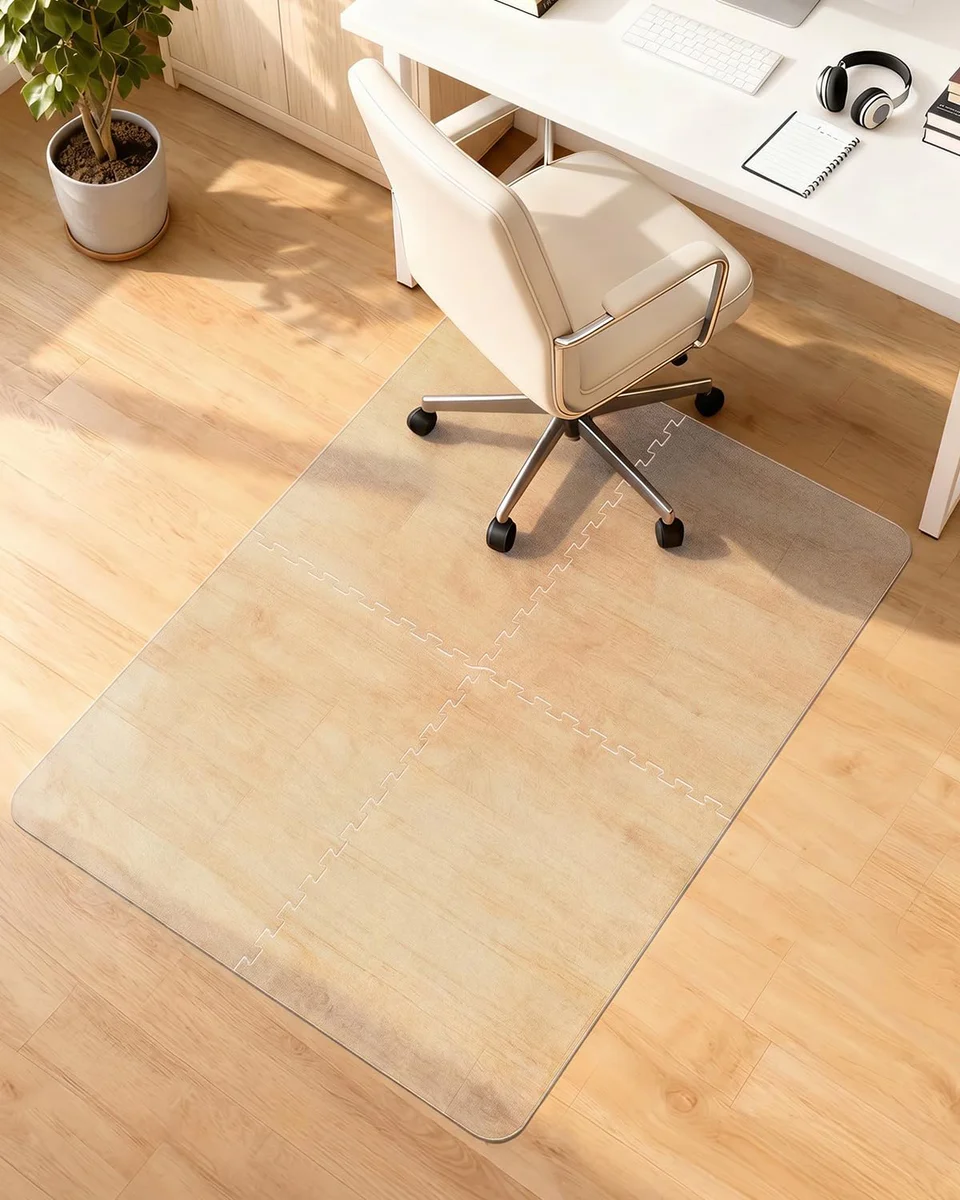 Blvornl Chair Mat for Hardwood Floor, 48 x 36".