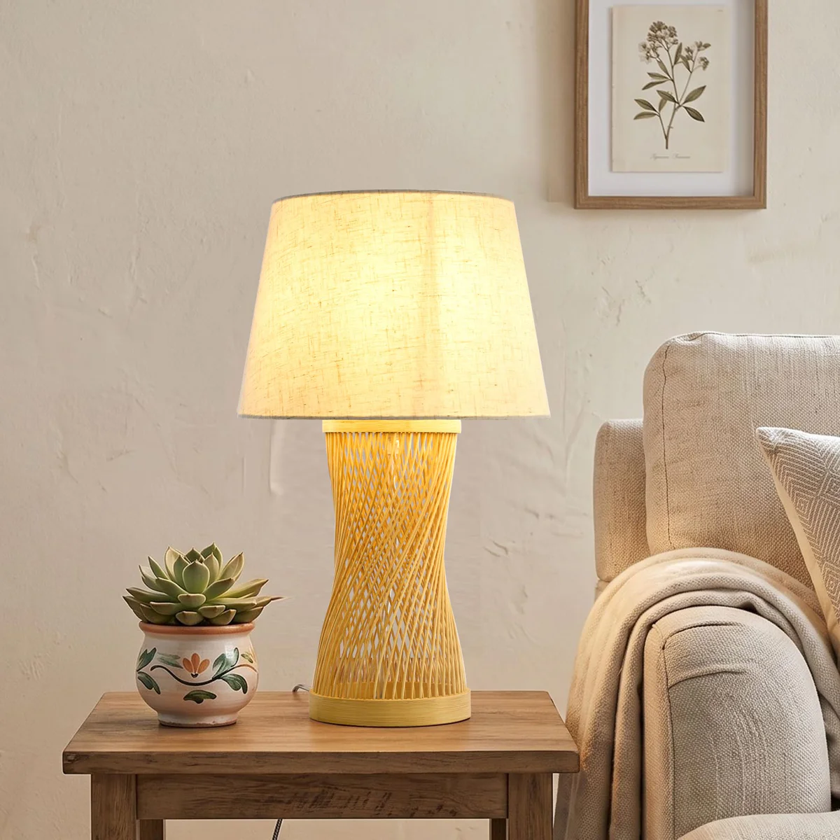 Booniture Bamboo Table Lamp