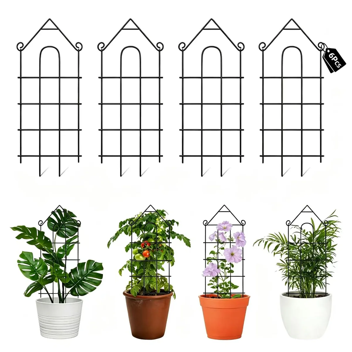 DOLEMODUO Plant Trellis, 6 Pack 