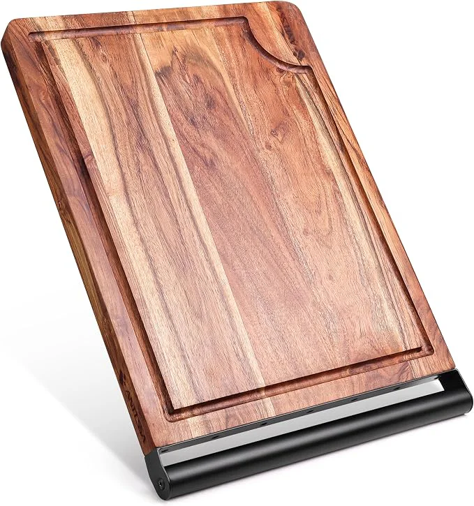 Antessa Acacia Wood Cutting Board with Handle